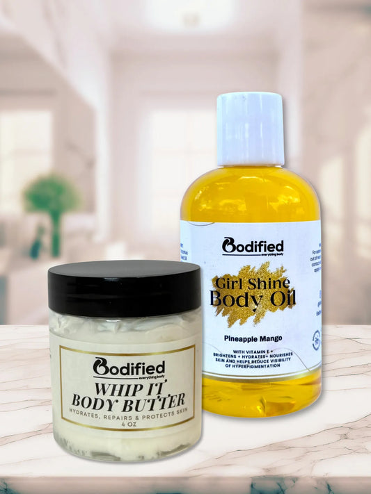 Bodified Body Bundle - Whip It with Pineapple Mango Girl Shine